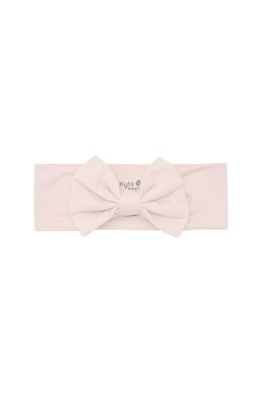 Bow Headband in Blush