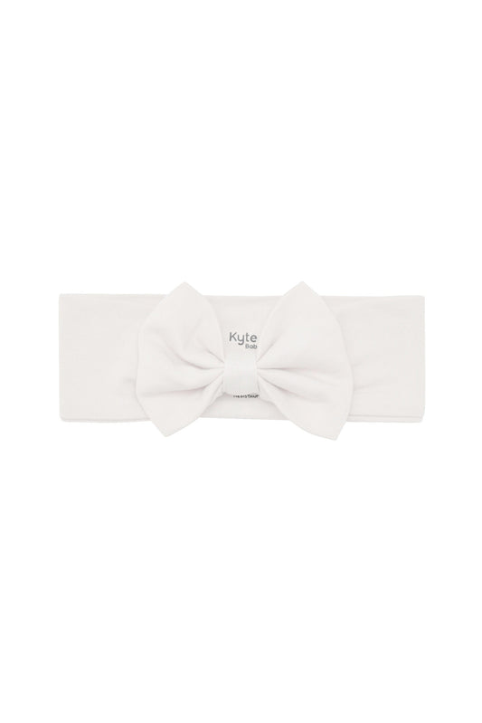 Bow Headband in Oat