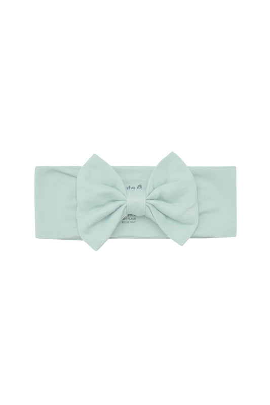 Bow Headband in Sage