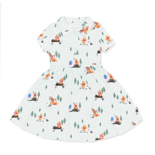 Polo Dress in Winnie the Pooh Hundred Acre Wood