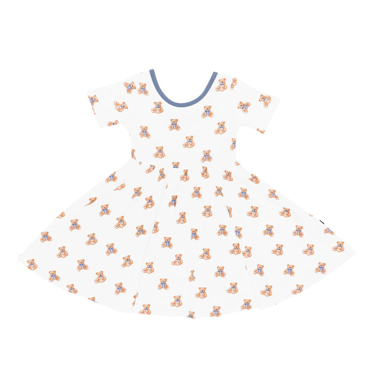 Twirl Dress in Teddy Bear