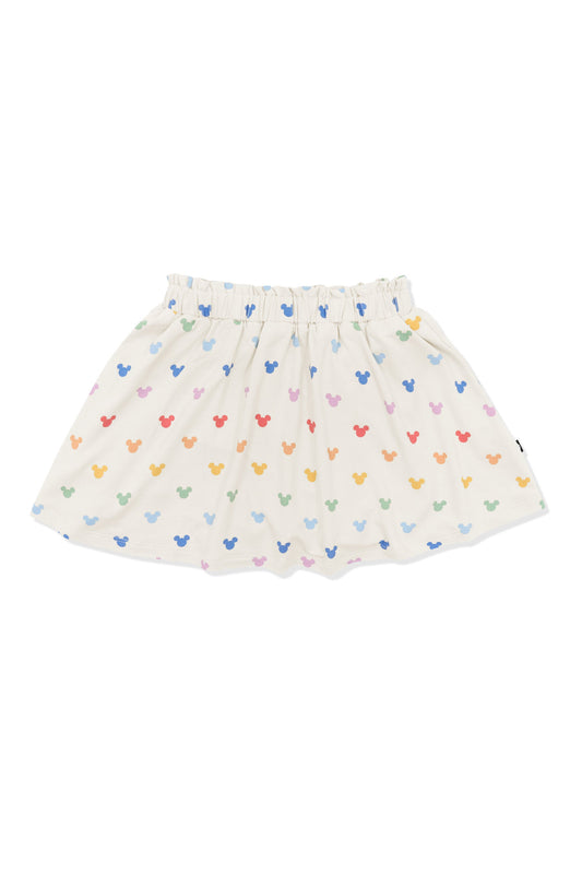 Toddler Skort in Pastel Mickey Mouse