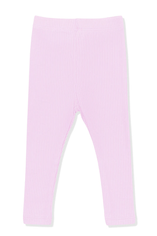 Ribbed Leggings in Thistle
