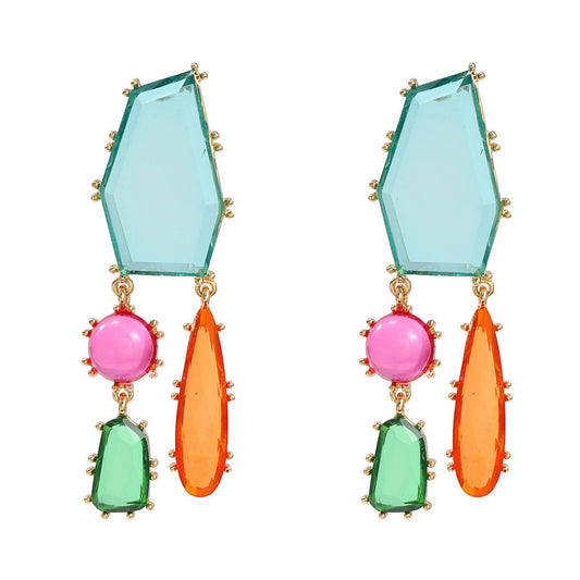 Pre Order: Bohemian Geometric Exaggerated Earrings