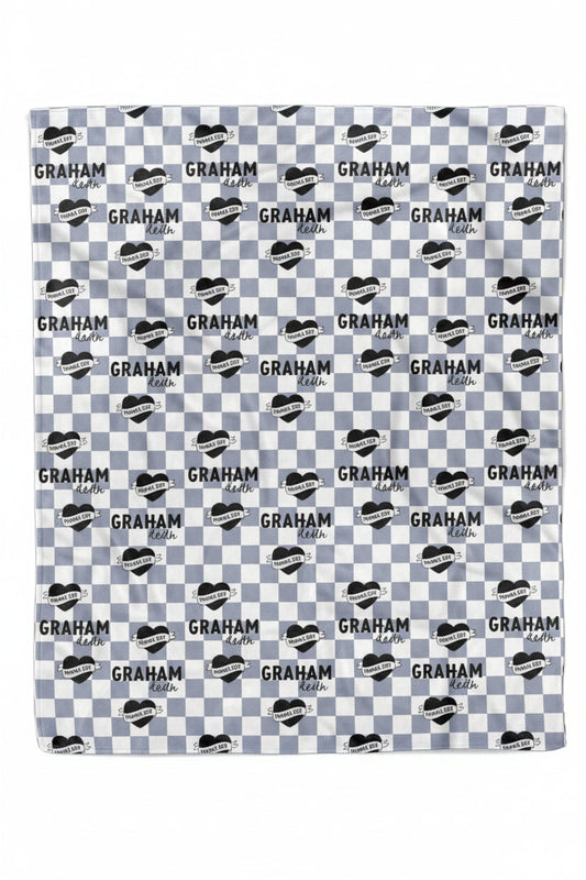 Mama's Boy Personalized Kids Blanket