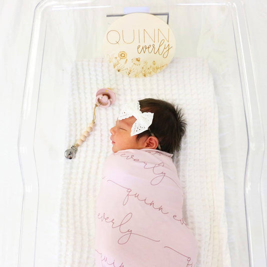 Personalized Garden Wood Announcement
