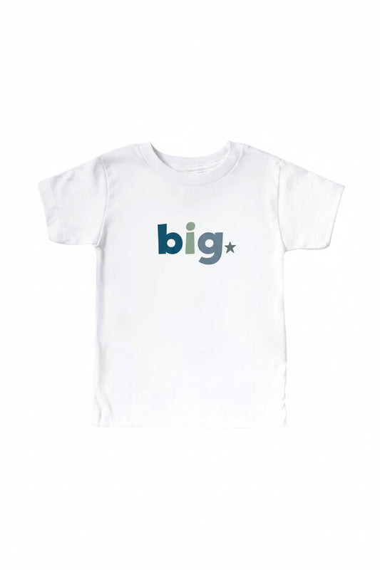 Big, Middle, Little Graphic Tee | White