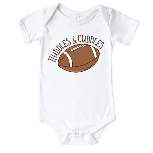 Huddles & Cuddles Graphic Bodysuit | White