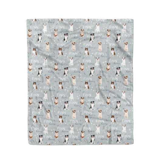 Personalized Kids Blanket | Australian Shepherd