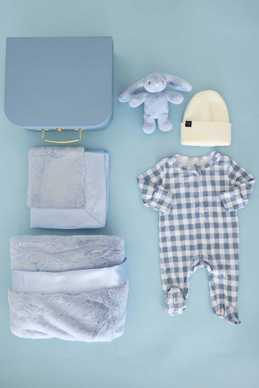 Newborn Keepsake Gift Box Set | Gingham