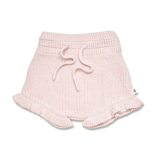 Blush Pink Organic Cotton Knit Bloomers