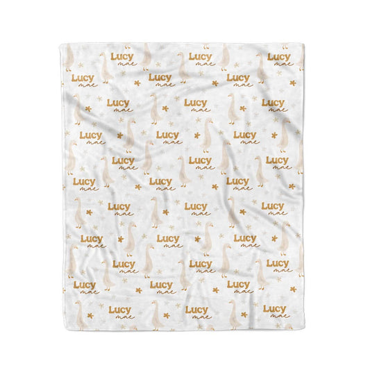 Duck Duck Goose Personalized Kids Blanket
