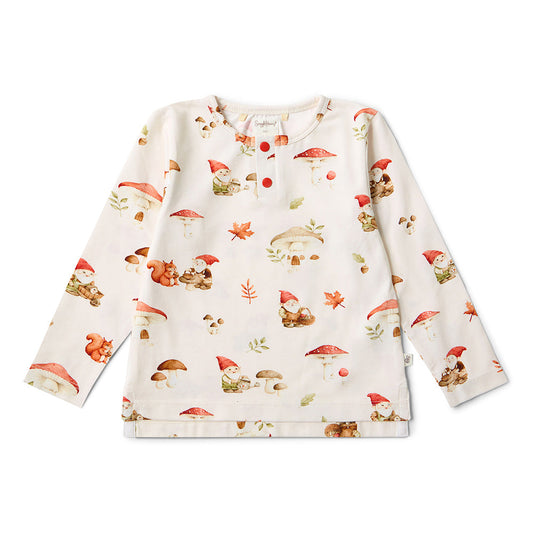 Gnomes Organic Long Sleeve Top