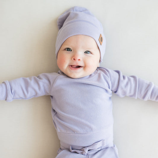 Bamboo Jersey Beanie in Taro