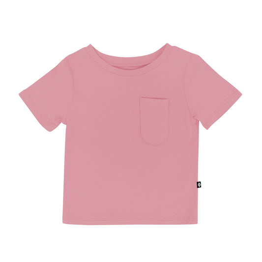 Toddler Crew Neck Tee in Apple Blossom