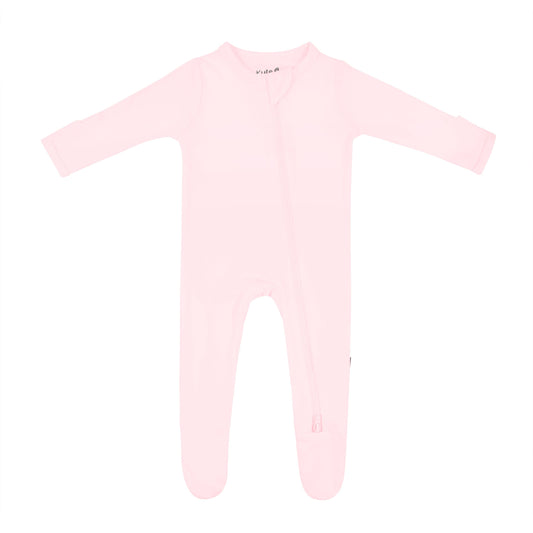Zippered Footie in Sakura
