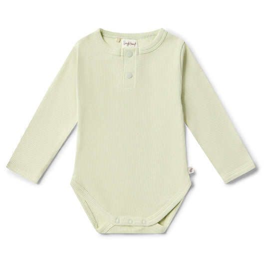 Honeydew Long Sleeve Organic Bodysuit