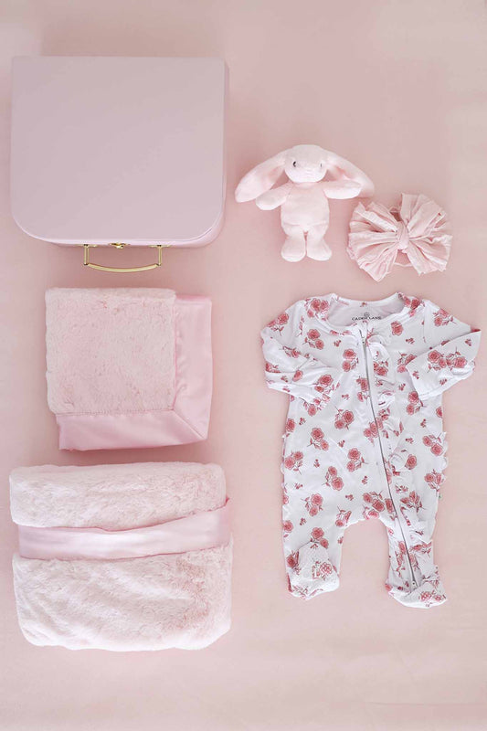 Newborn Keepsake Gift Box Set | Rose Garden