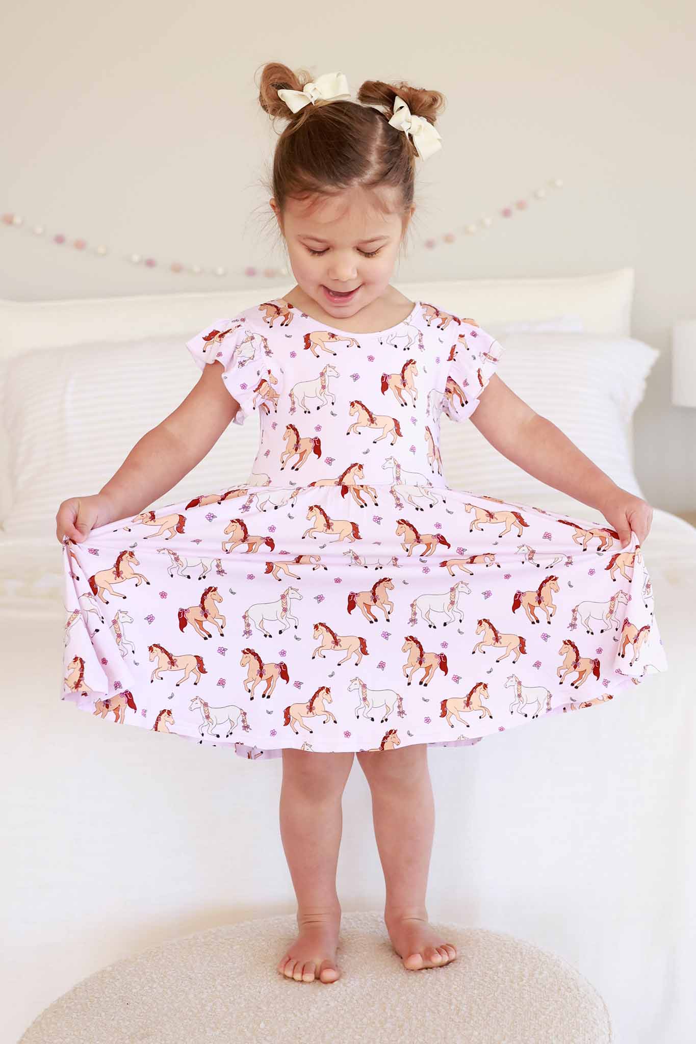 Ruffle Twirl Dress | Pony Club Pink