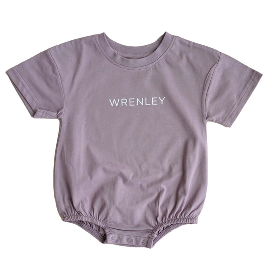 Personalized Short Sleeve Bubble Romper | Sweet & Sassy