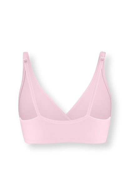 Women's Cross Front Bralette in Peony