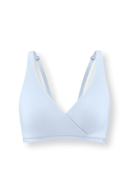 Women's Cross Front Bralette in Breeze