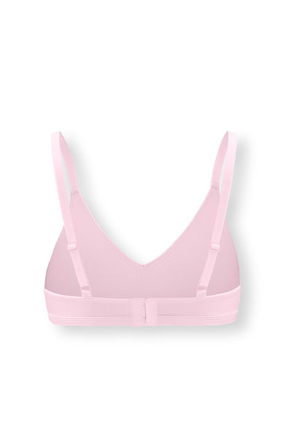Women's V-Neck Bra in Peony