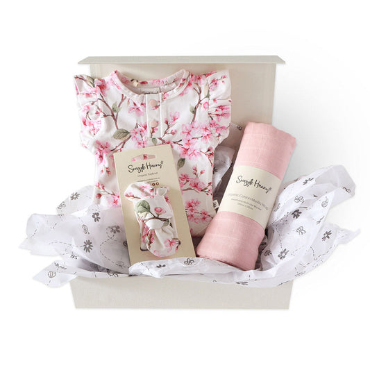 Classic Newborn Gift Hamper - Cherry Blossom