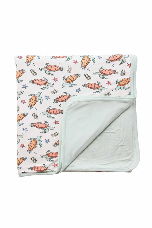 Double Sided Bamboo Blanket | Turtley Rad