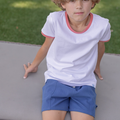 boys newport navy ultra-soft twill short
