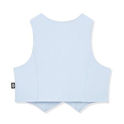 Tuxedo Vest in Breeze