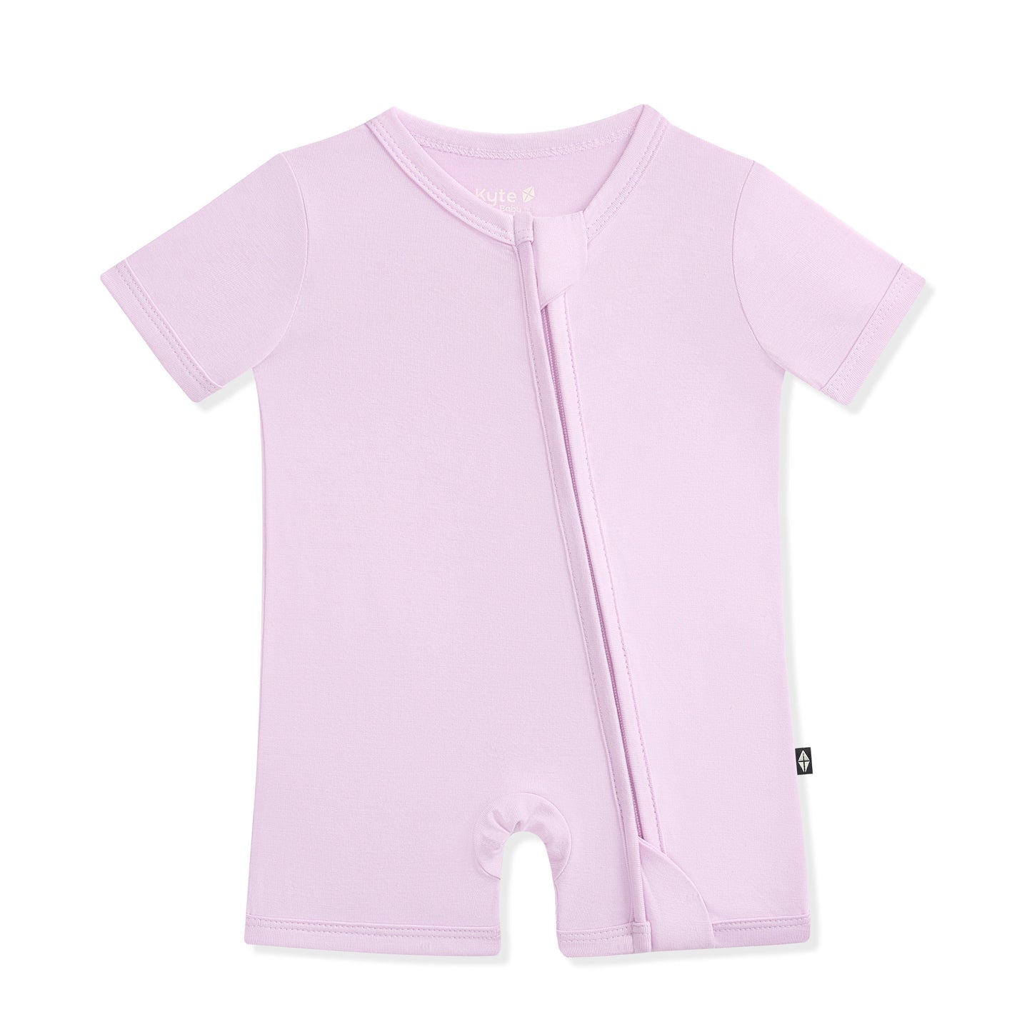 Zipper Shortall Romper in Thistle