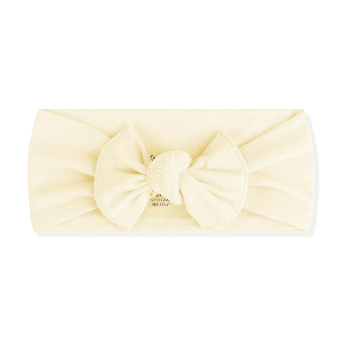 Knotted Bow Headband in Chamomile