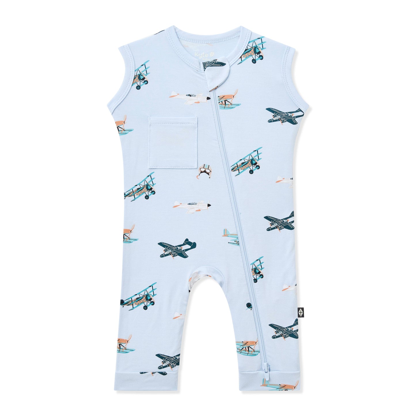 Zippered Sleeveless Romper in Take Off