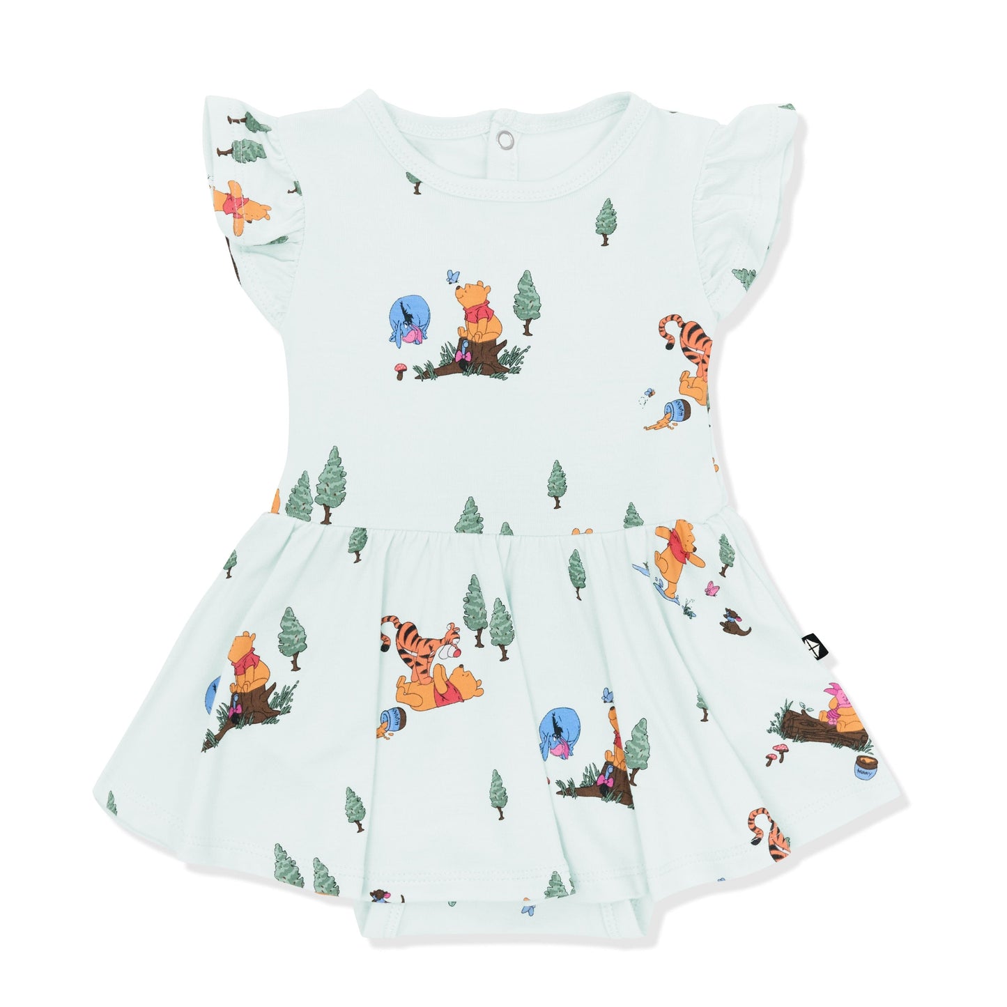 Twirl Bodysuit Dress in Winnie the Pooh Hundred Acre Wood