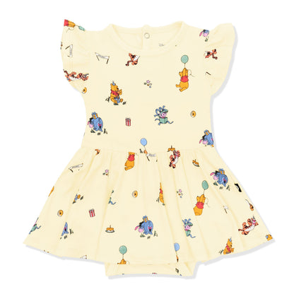 Twirl Bodysuit Dress in Winnie the Pooh Celebration