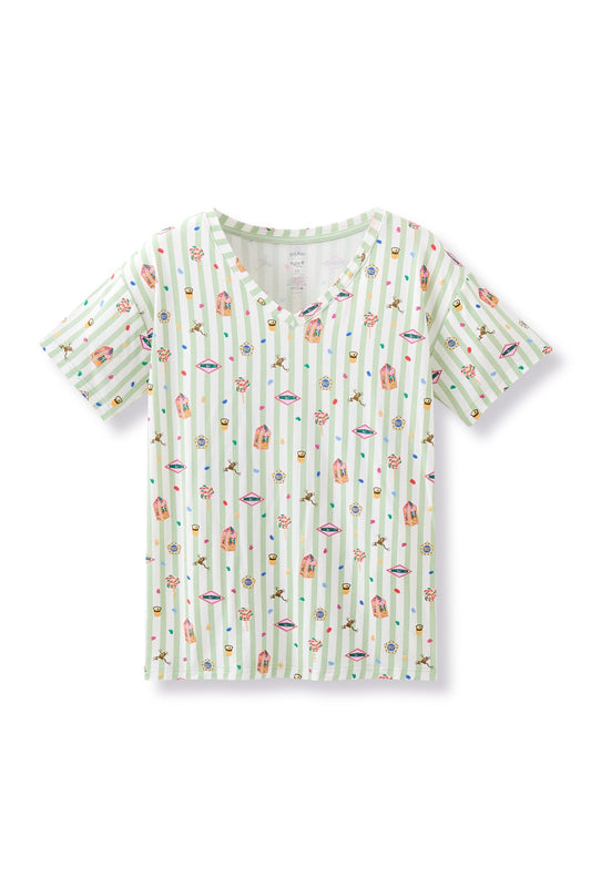 Women's Relaxed Fit V-Neck in Honeydukes