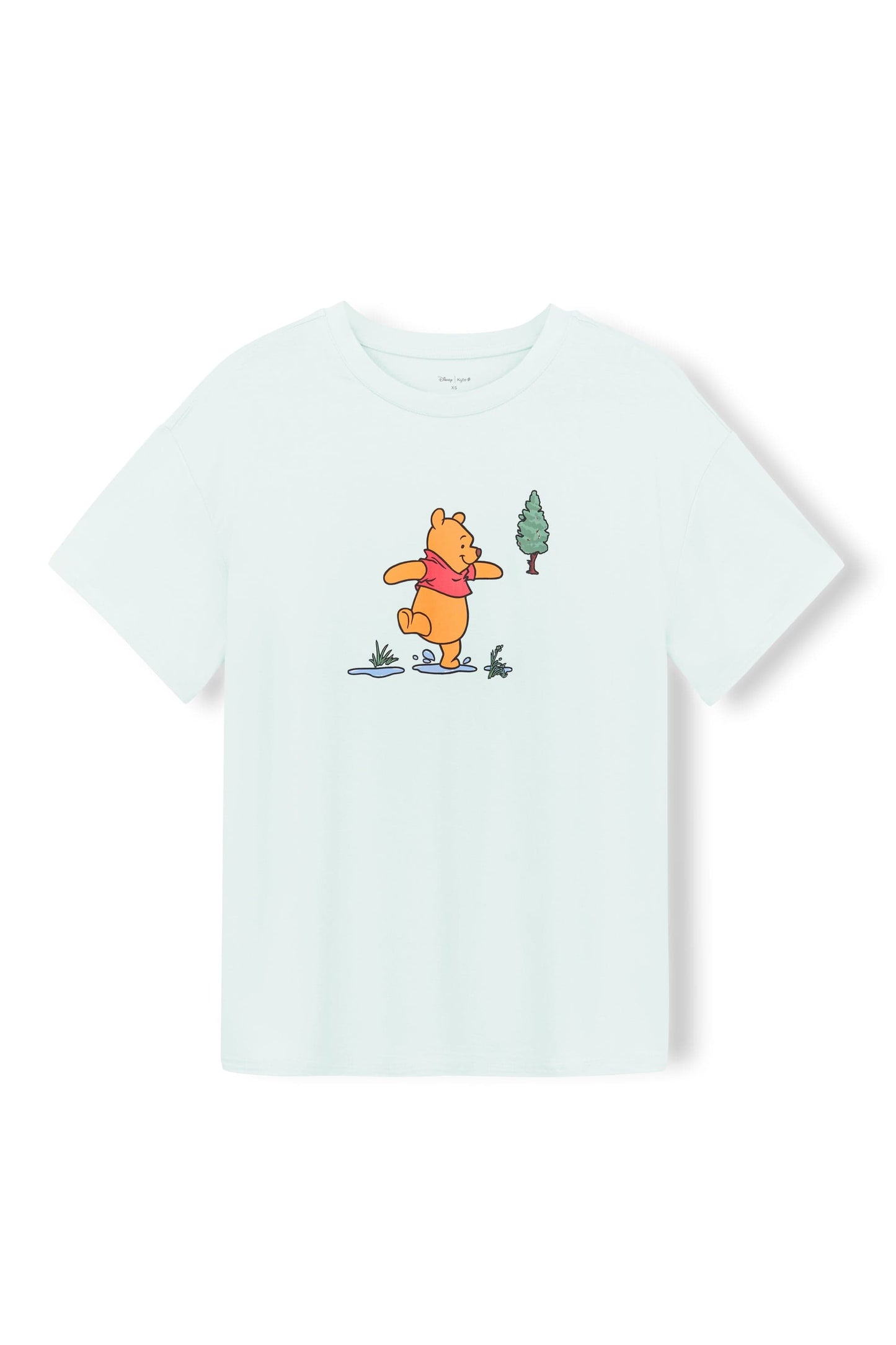 Women's Graphic Tee in Winnie the Pooh on Dew