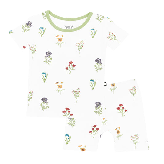 Short Sleeve Pajamas in Wildflower
