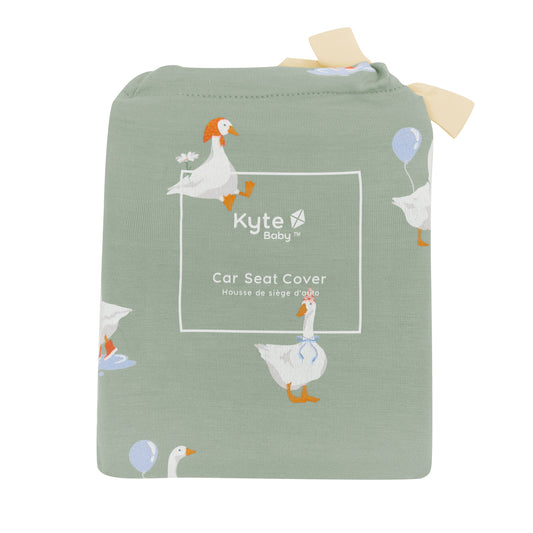 Car Seat Cover in Silly Goose