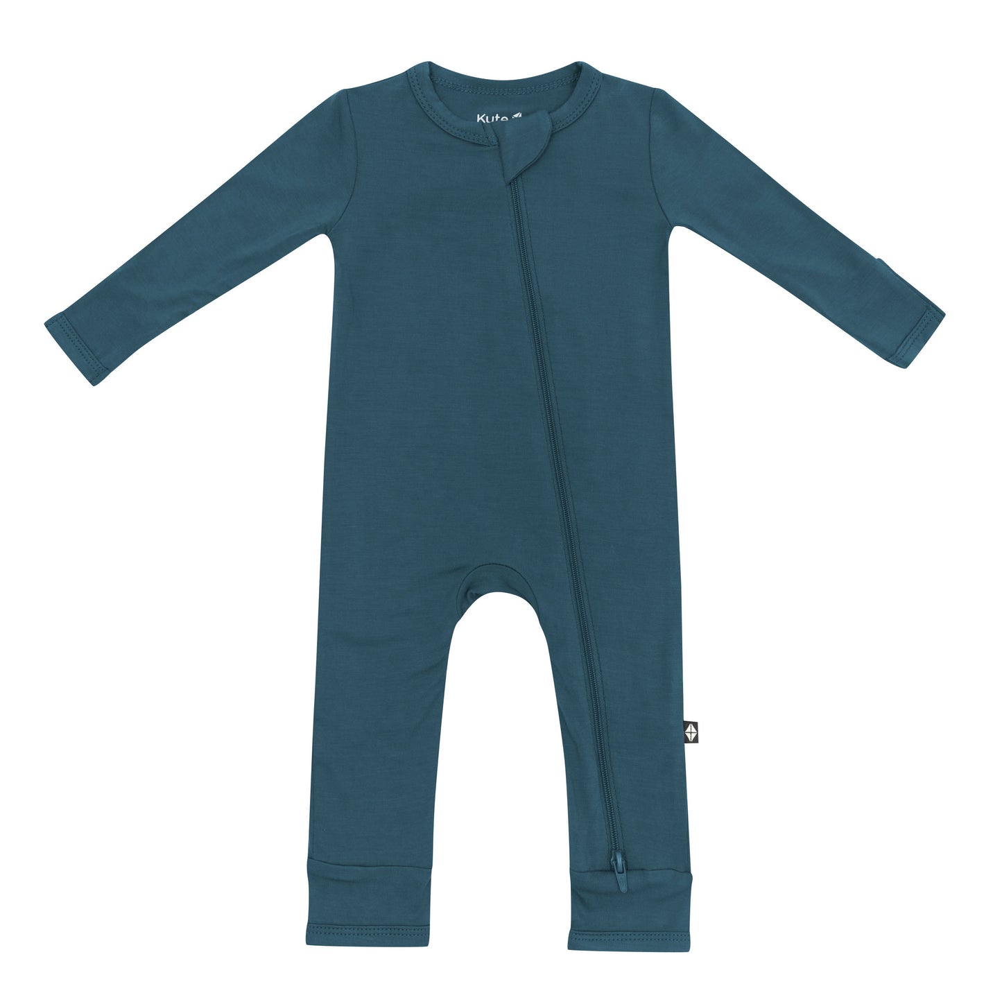 Zippered Romper in Atlantic