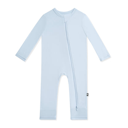Zippered Romper in Breeze