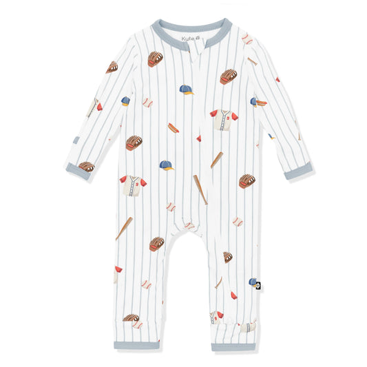 Zippered Romper in Home Run