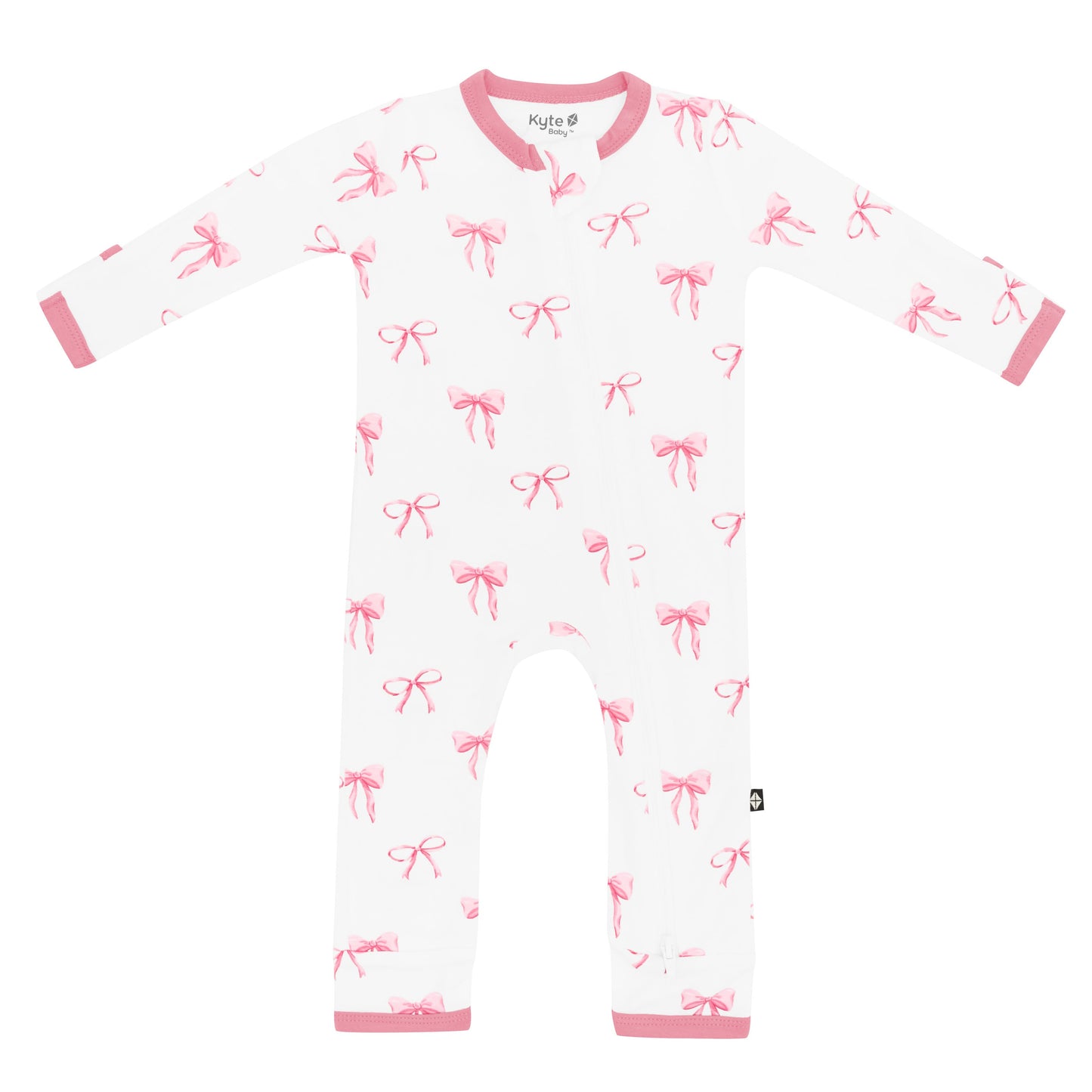Zippered Romper in Bow