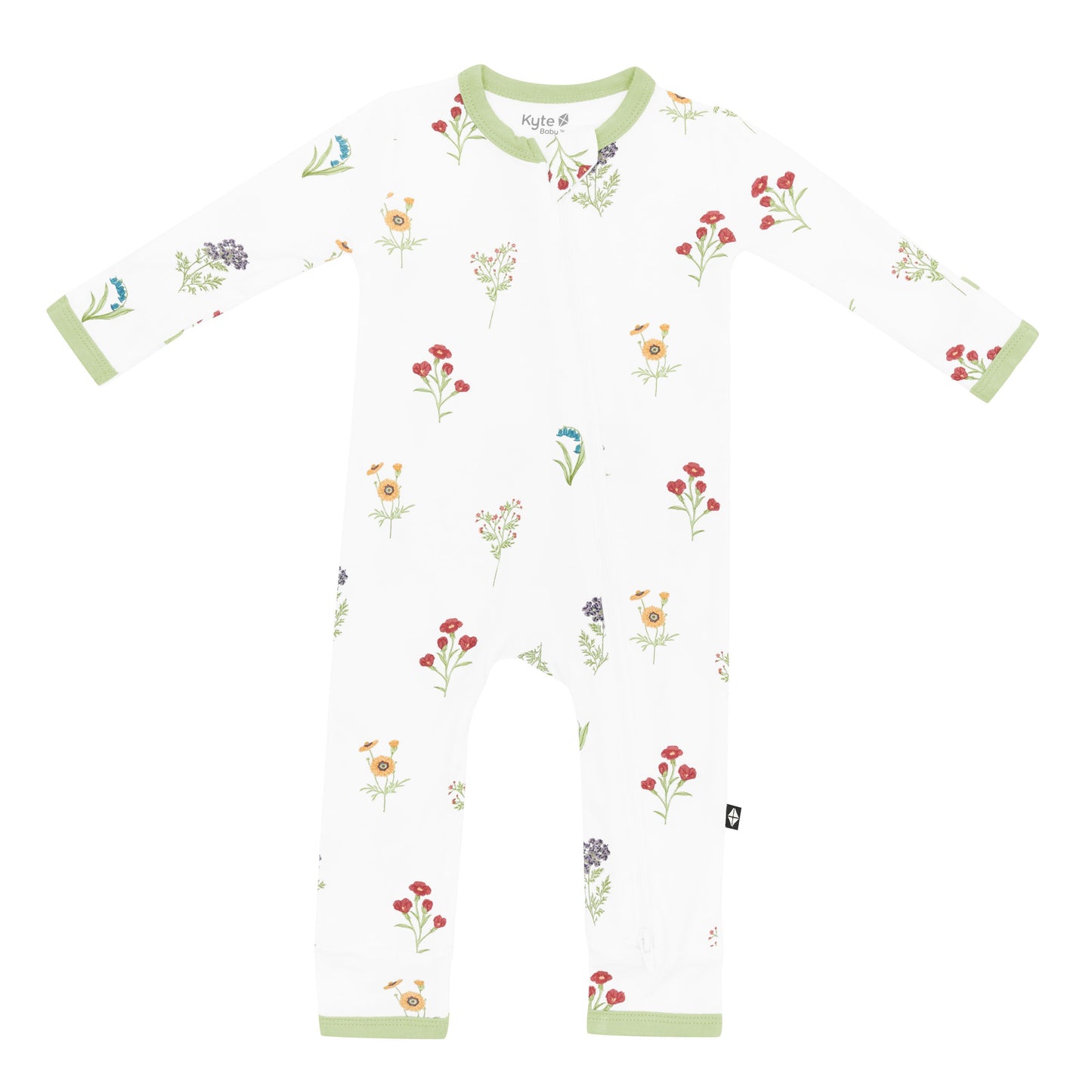 Zippered Romper in Wildflower