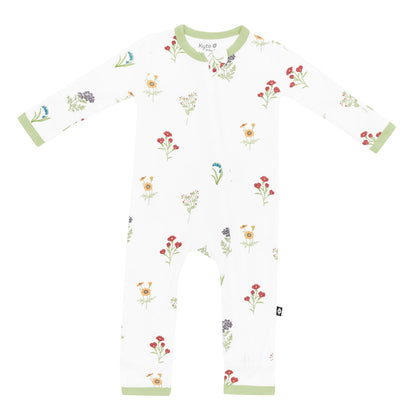 Zippered Romper in Wildflower