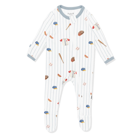 Zippered Footie in Home Run