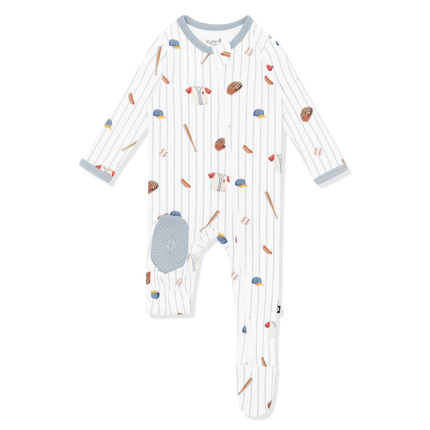 Zippered Footie in Home Run