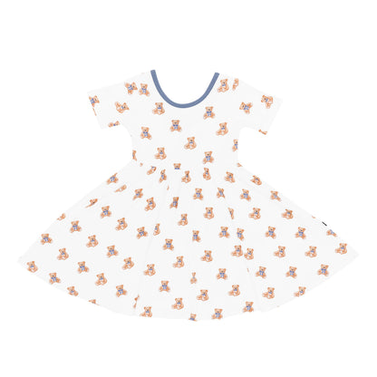 Twirl Dress in Teddy Bear