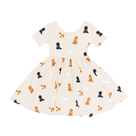 Twirl Dress in Fluffy Dog
